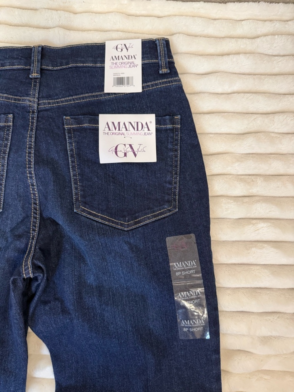 Gloria Vanderbilt Amanda slimming jeans size 8P Short - Picture 12 of 12